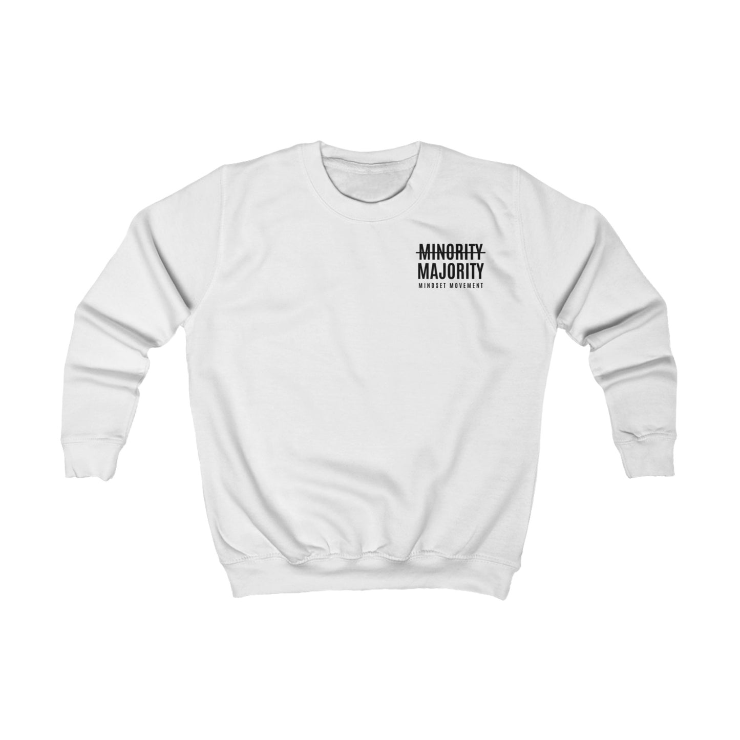 Youth "Mindset Movement" sweatshirt Left Chest