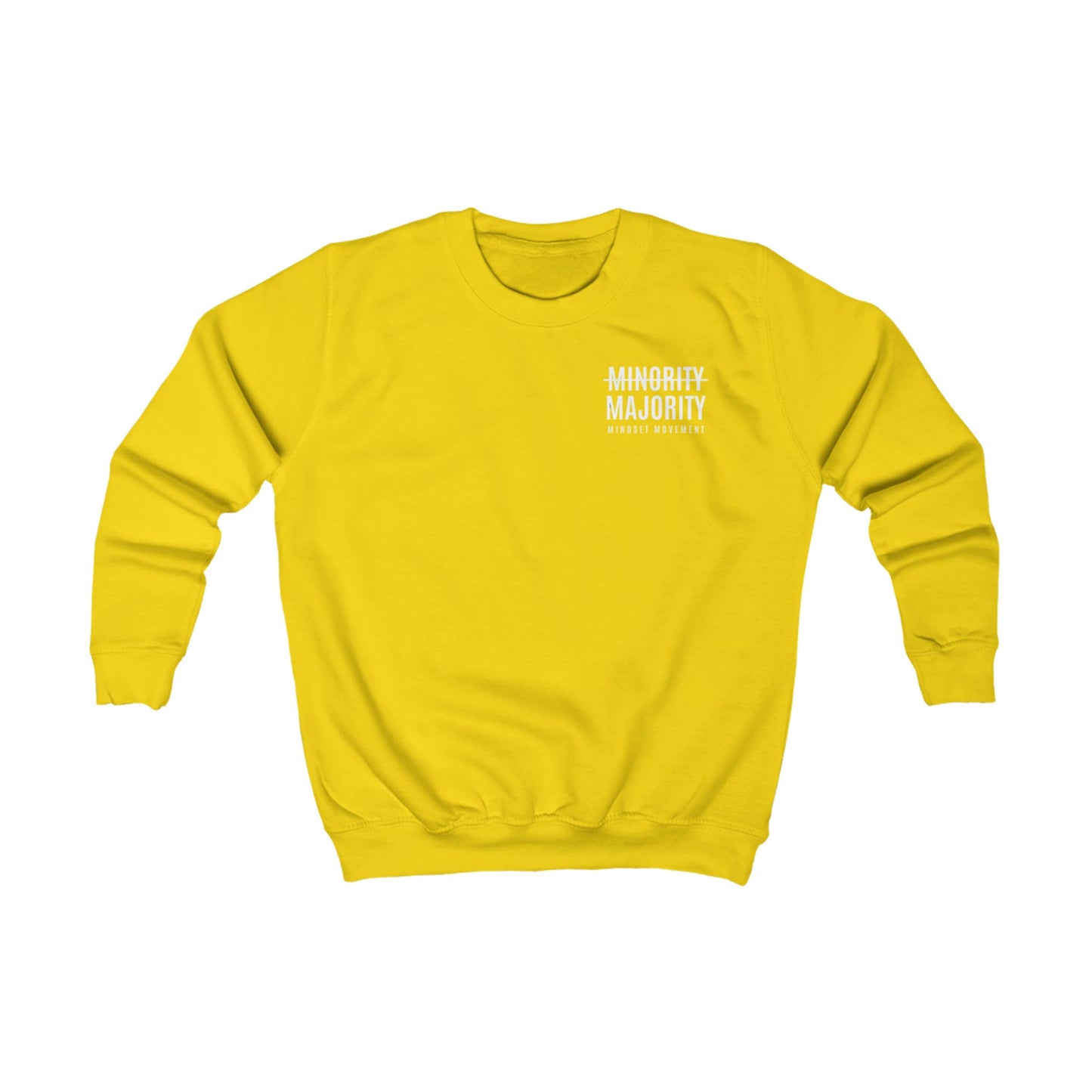 Youth "Mindset Movement" Sweatshirt Left Chest