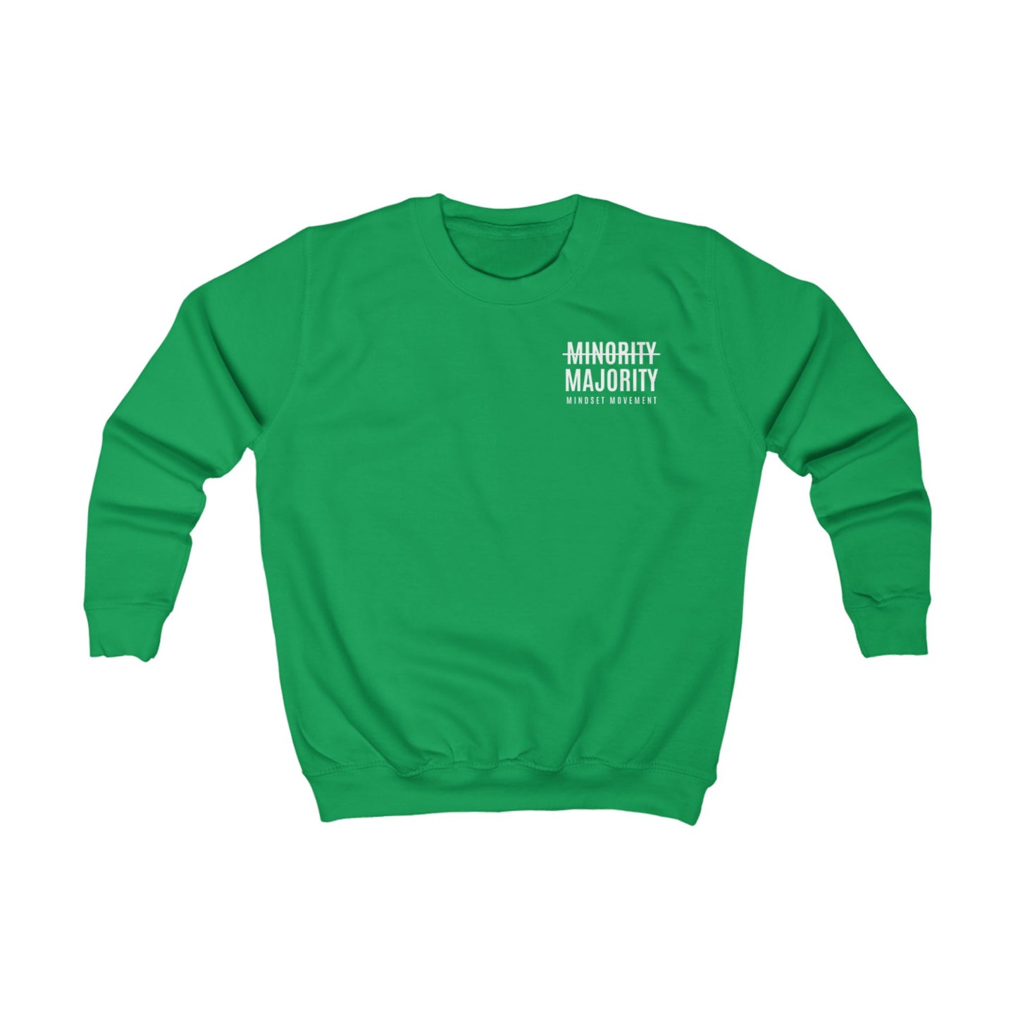 Youth "Mindset Movement" Sweatshirt Left Chest