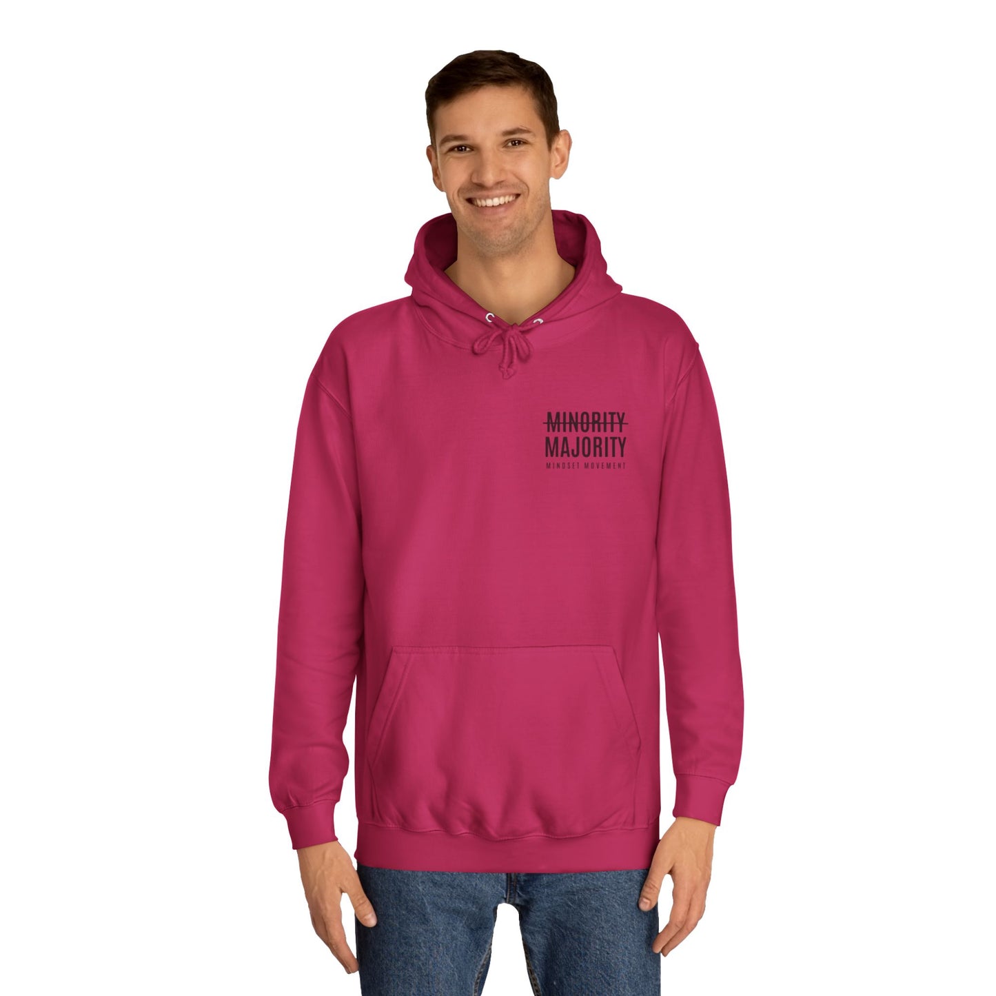 Unisex "Mindset Movement" Hoodie Left Chest